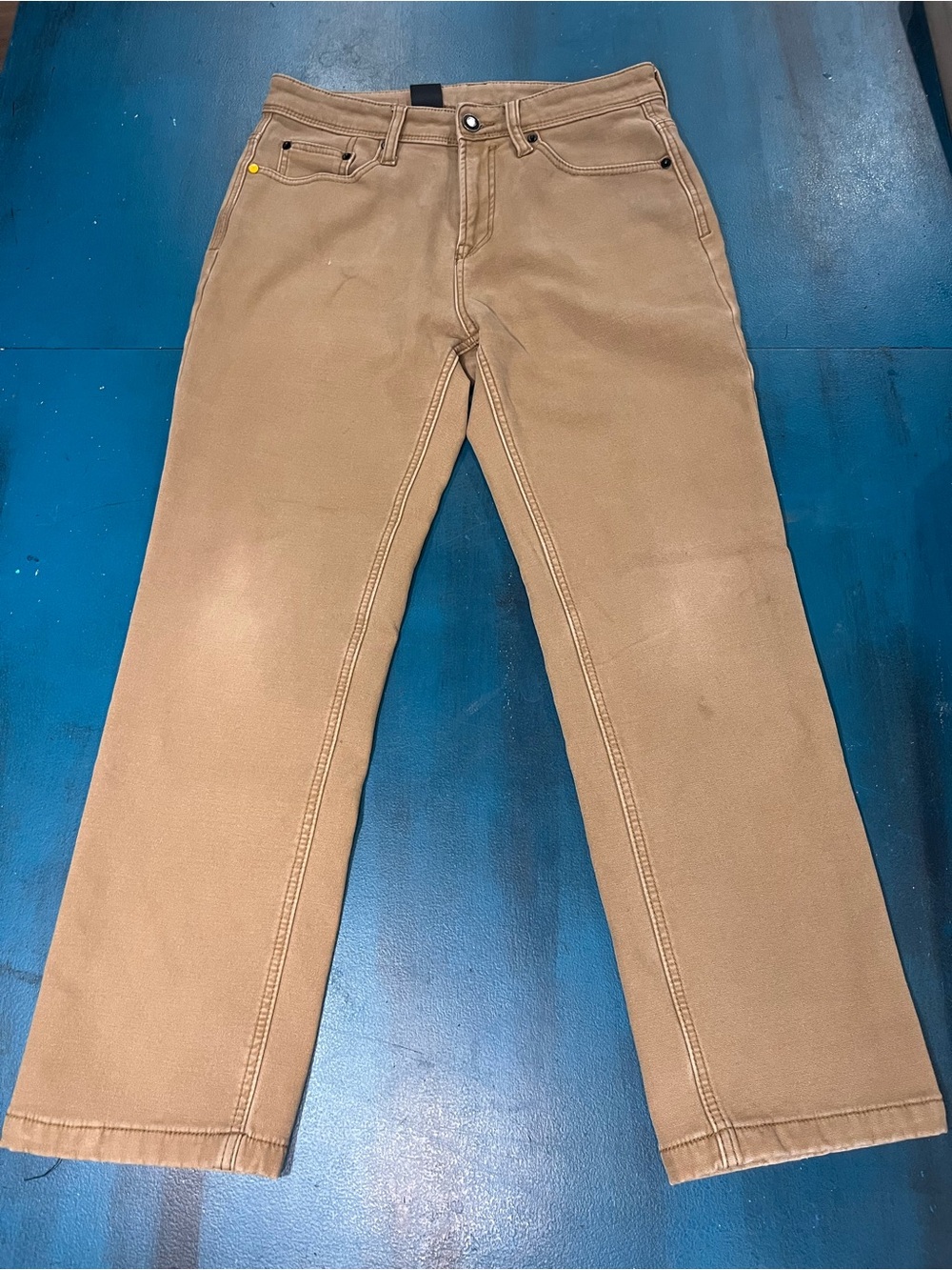 Caterpillar Men's Khaki Work Chinos - Light Brown